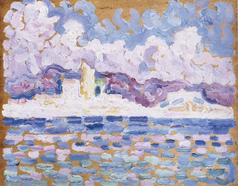 Paul Signac morning oil painting picture